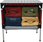 Camp Chef Mountain Series Outdoor Cooking Sherpa Table &amp; Organizer