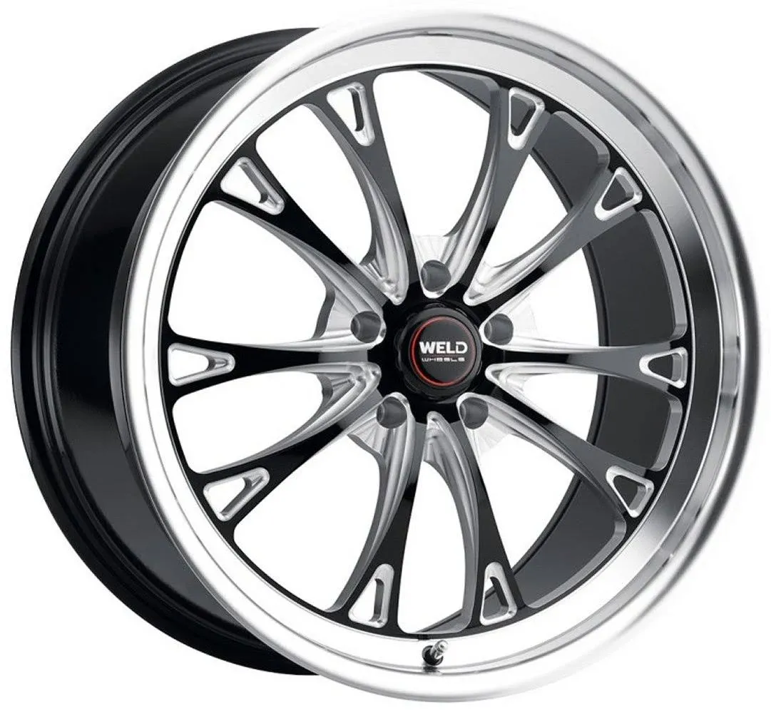 Weld - S113 18X9.5 Belmont 5X114.3 ET29 BS6.375 Gloss Black MIL Dia 72.56 (S11389565P29)