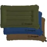 Snugpak Basecamp Ops Air Pillow, Inflatable Compact Travel Pillow, Coyote Tan