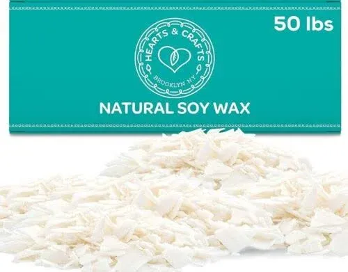 Natural Soy Candle Wax and Candle Making Supplies - 10 lbs Soy Wax for Candle Making