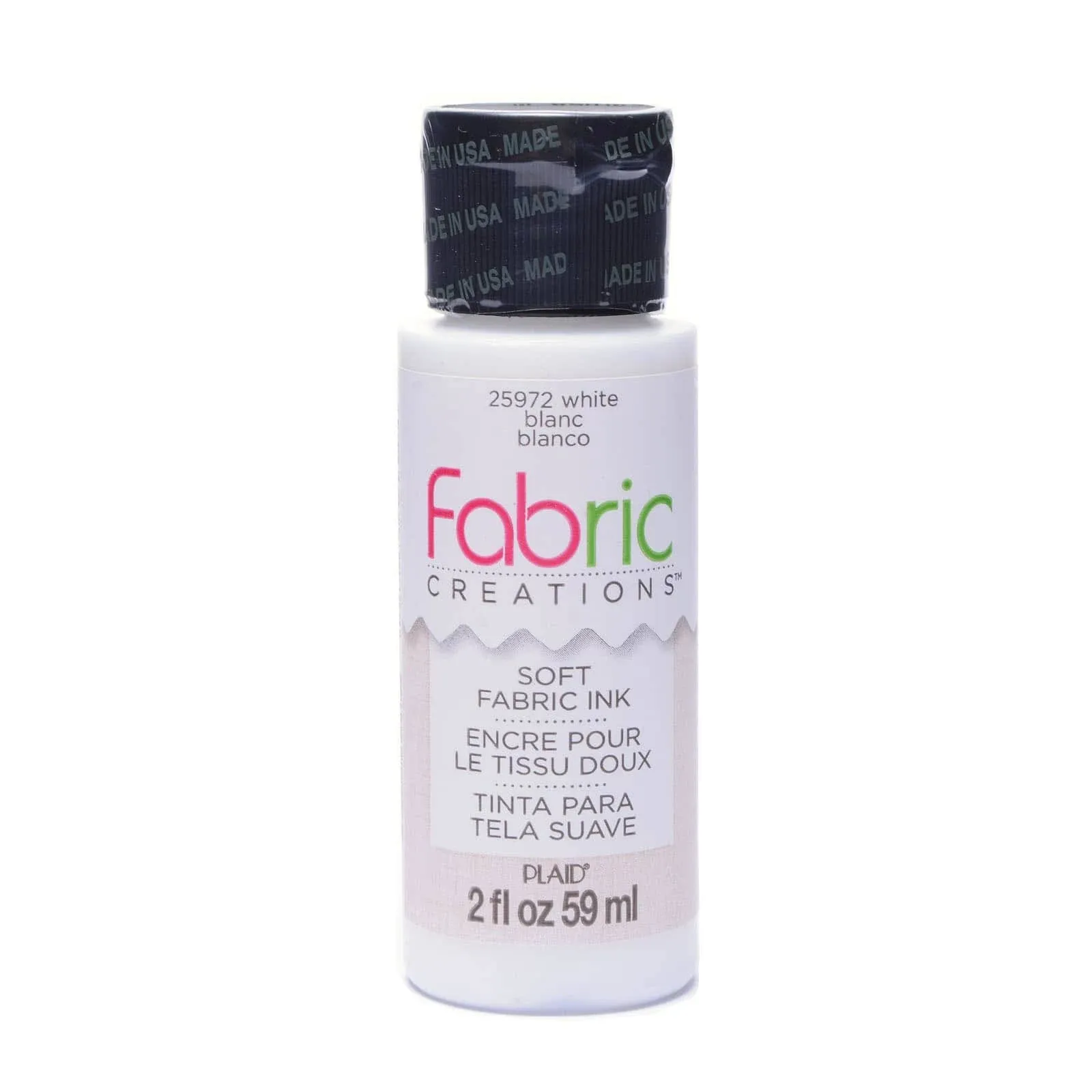 Fabric Ink in Assorted Colors (2-Ounce), White 