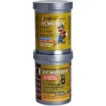 PC Products Pc-Woody Wood Repair Epoxy Paste, Two-Part 12 Oz in Two Cans, Tan