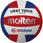 Molten MS240 Light Touch Volleyball - Red/White/Blue