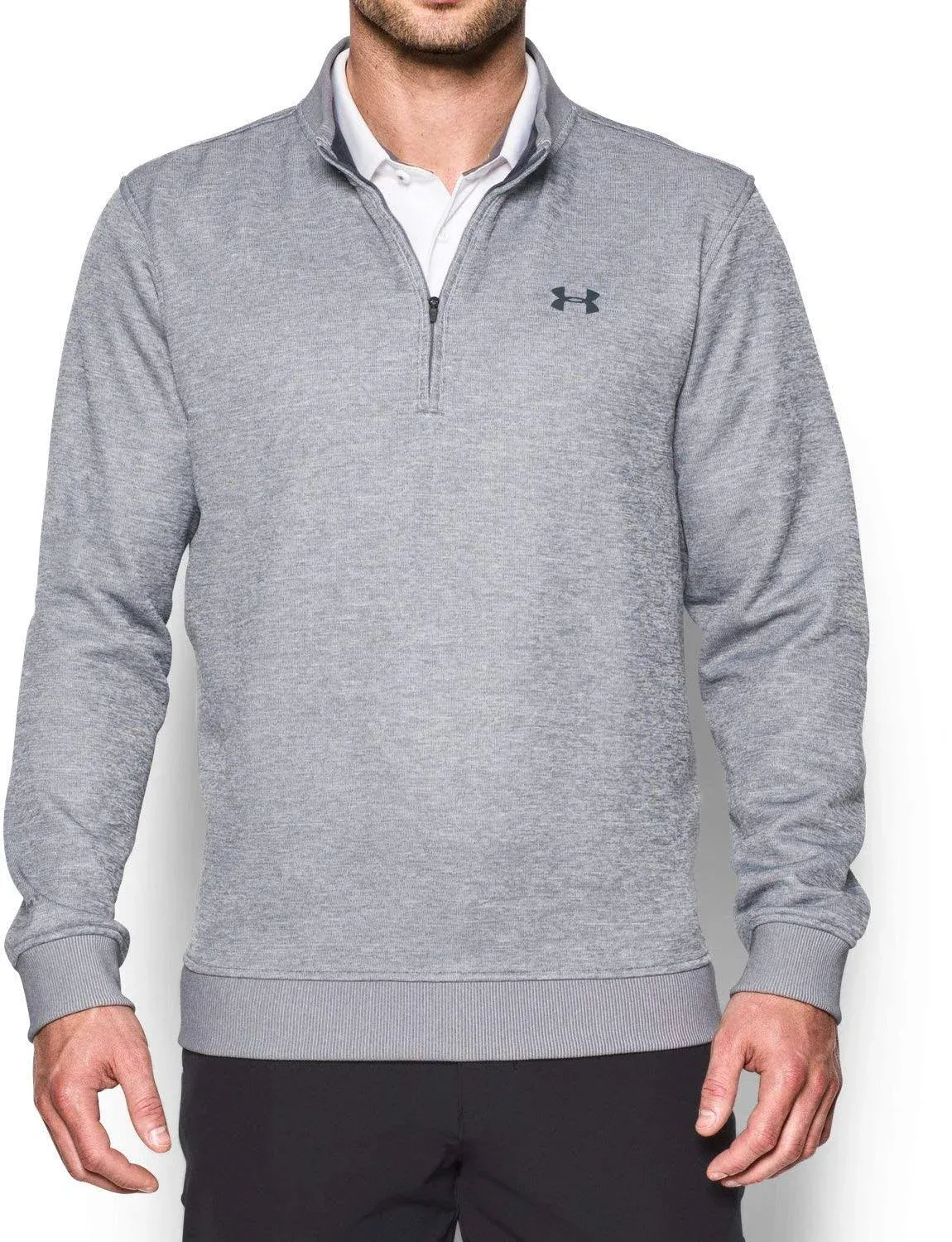 Under Armour 1373674 Men&#039;s UA Storm Sweater Fleece 1/4 Zip Pullover Gray L