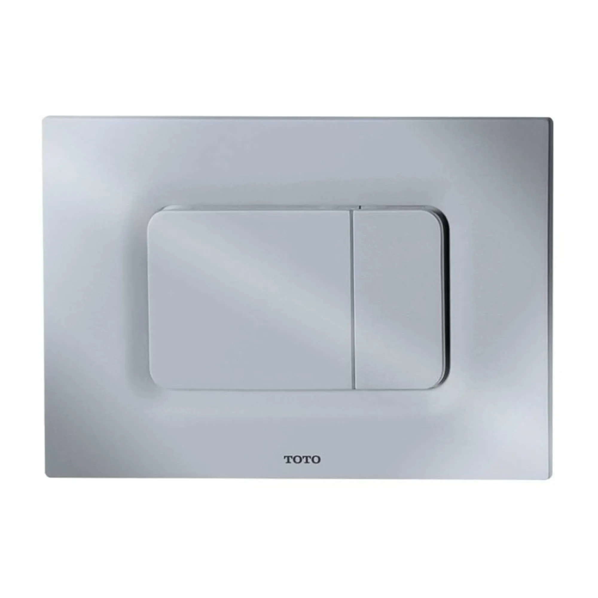 Toto YT920#MS - Dual Button Push Plate for in Wall Tank SYSTEMS- Matte Silver