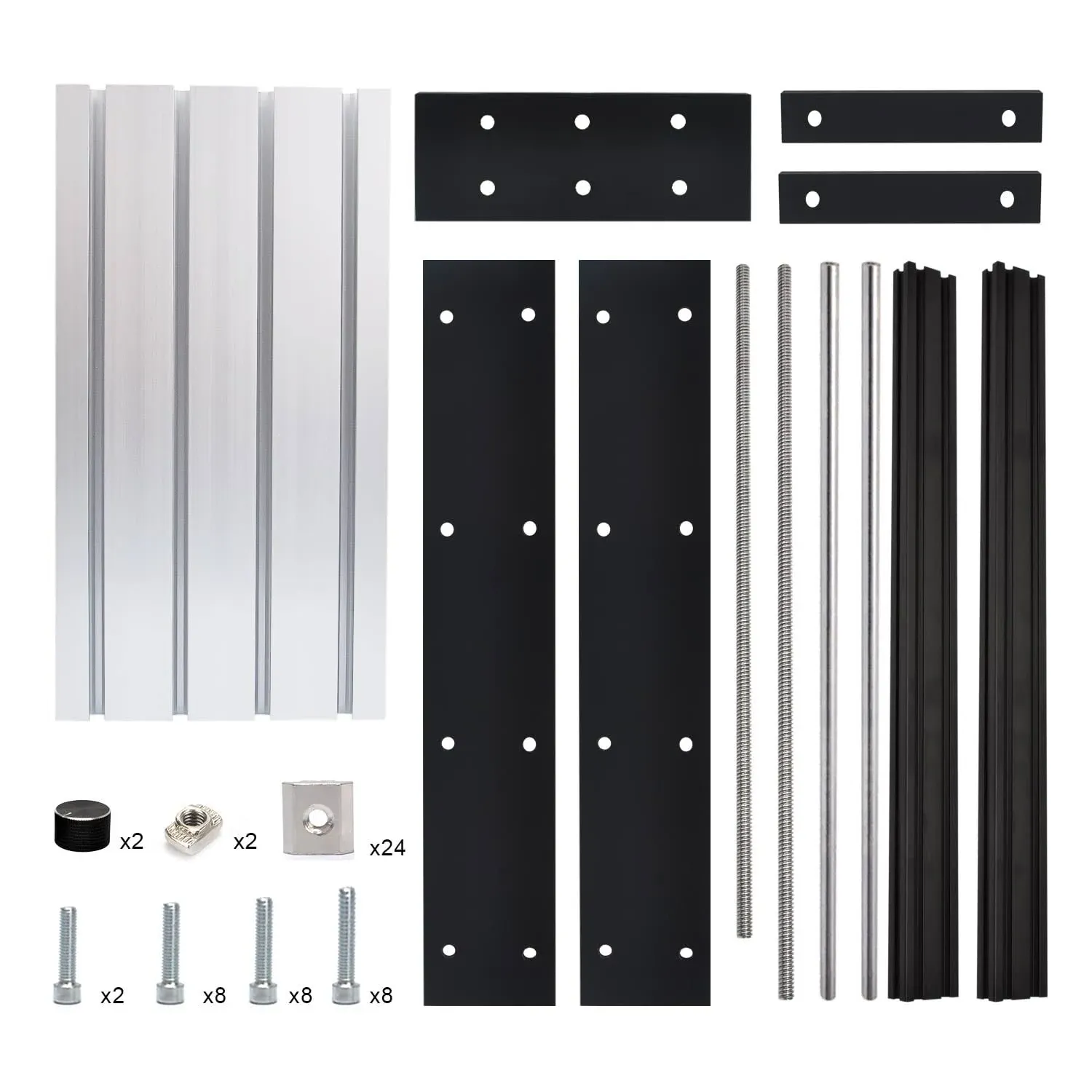 Daedalus 3018 CNC Upgrade Kit, for X-Axis Upgrade & Y-Axis Extension Compatible with Most 3018 CNC Router Machine