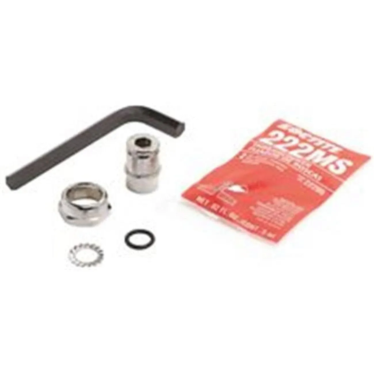 T&S Brass EZ-K EasyInstall Kit: Swivel Nut, Bushing, O-Ring, Lock Washer