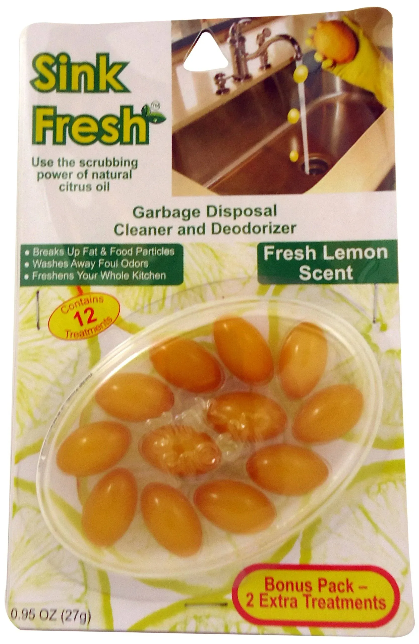 Sink Fresh Garbage Disposer Cleaner & Deodorizer (12-Pack)