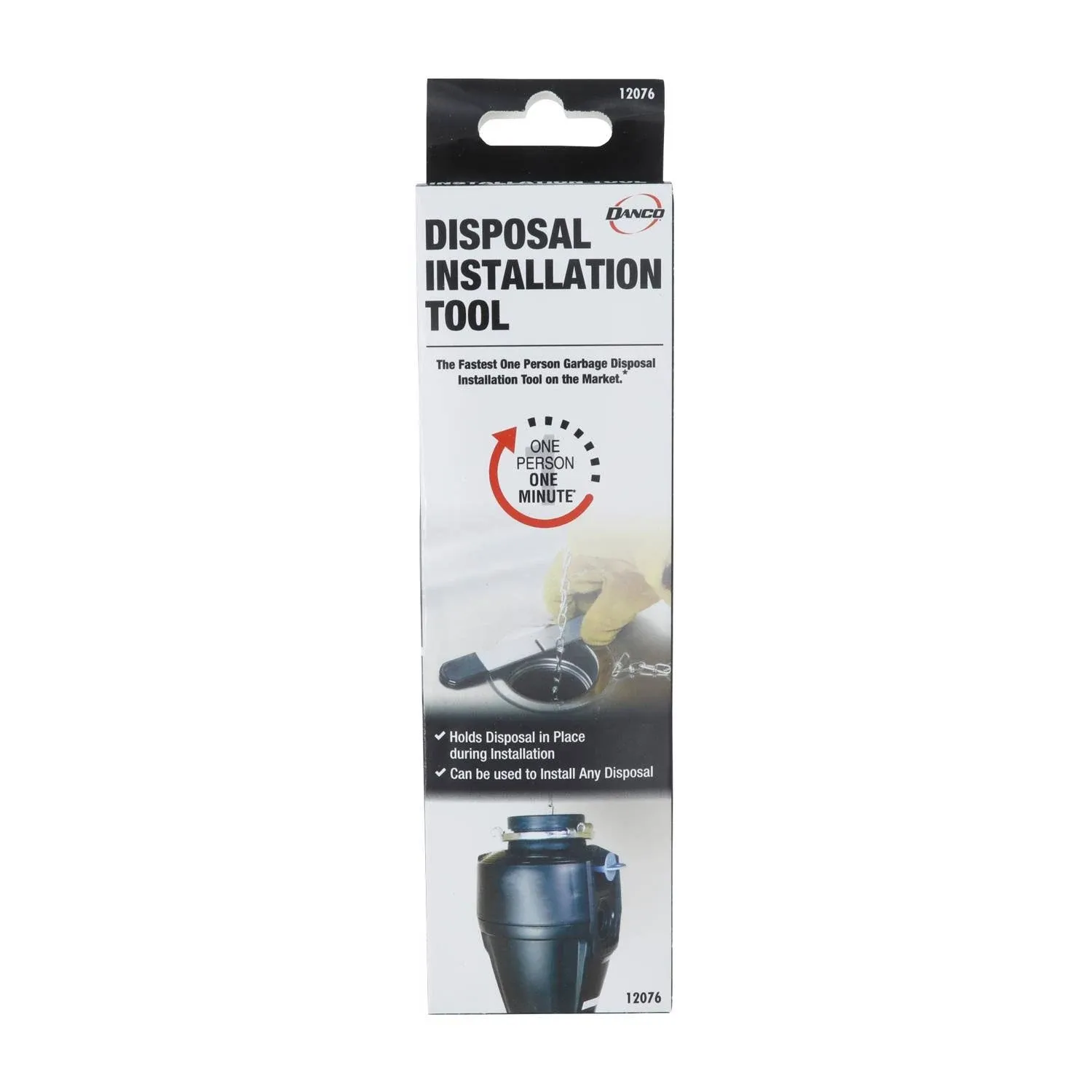 Danco 12076 Garbage Disposal Installation Tool Stainless Steel Silver