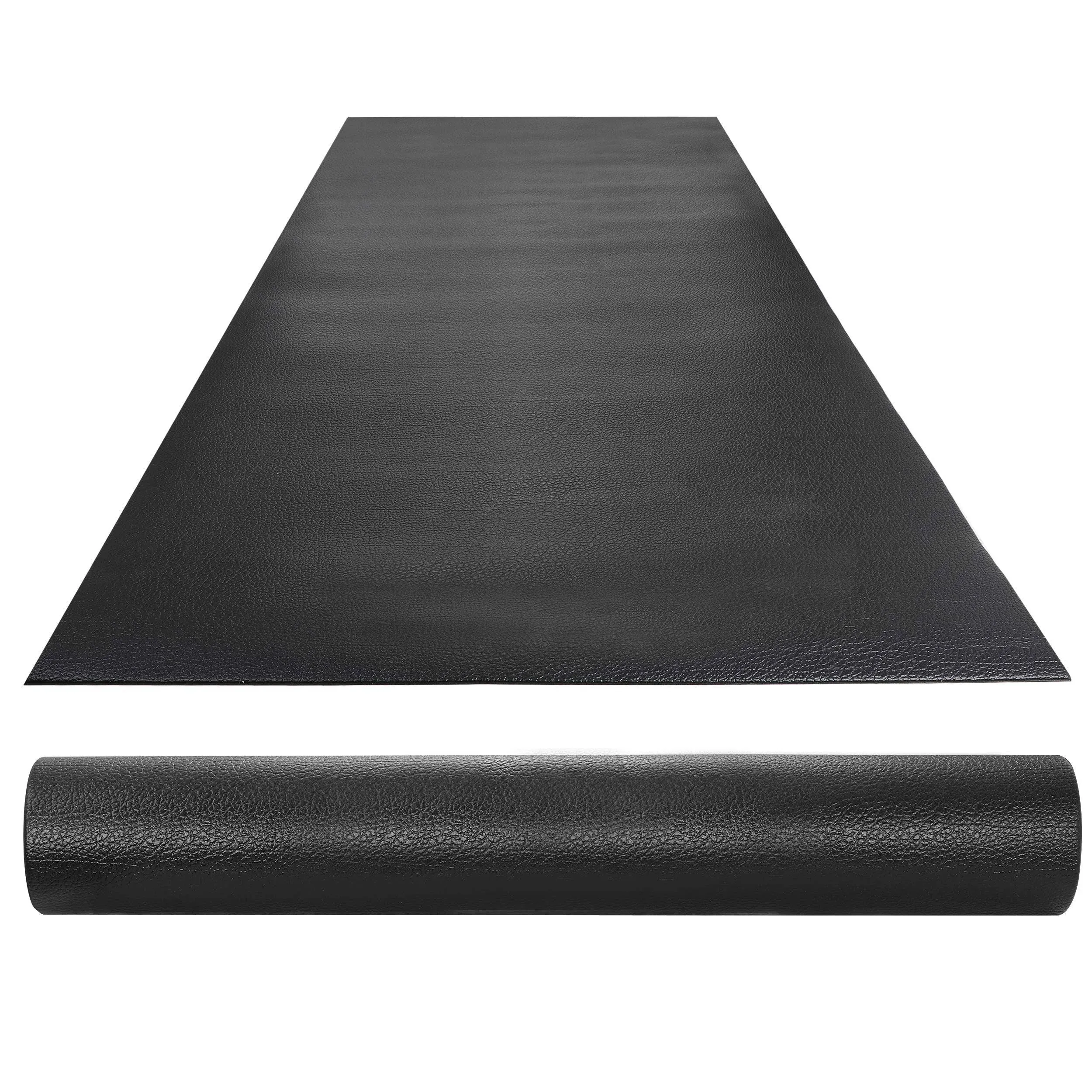 8x3 FT Exercise Equipment Mat, Treadmill Mat for Elliptical Rowing Machine Exercise Bike Fitness Equipment Floor Protector, Waterproof Non Slip Carpet, Exercise Accessories