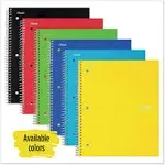 Five Star Wirebound 1 Subject Notebooks, Assorted Colors - 100 Sheets