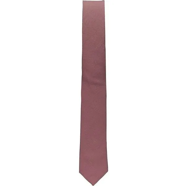 DAZI Men's Skinny Tie, Cotton Wool Linen Necktie, Great for Weddings, Groom, Groomsmen, Missions, Dances, Gifts.