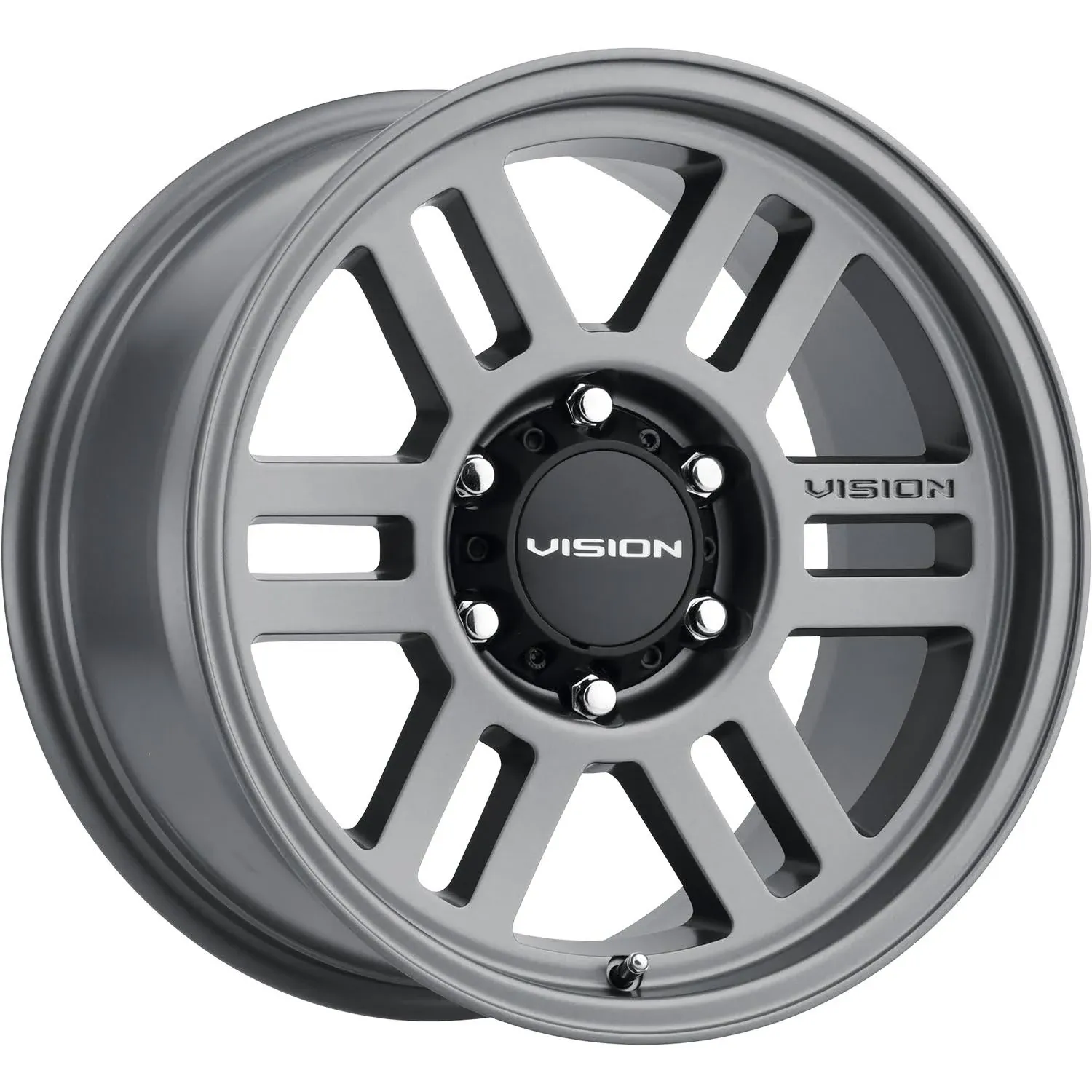 Vision 355 Manx 2 Overland 15x7.5 5x5.5" -12mm Gunmetal Wheel Rim 15" Inch