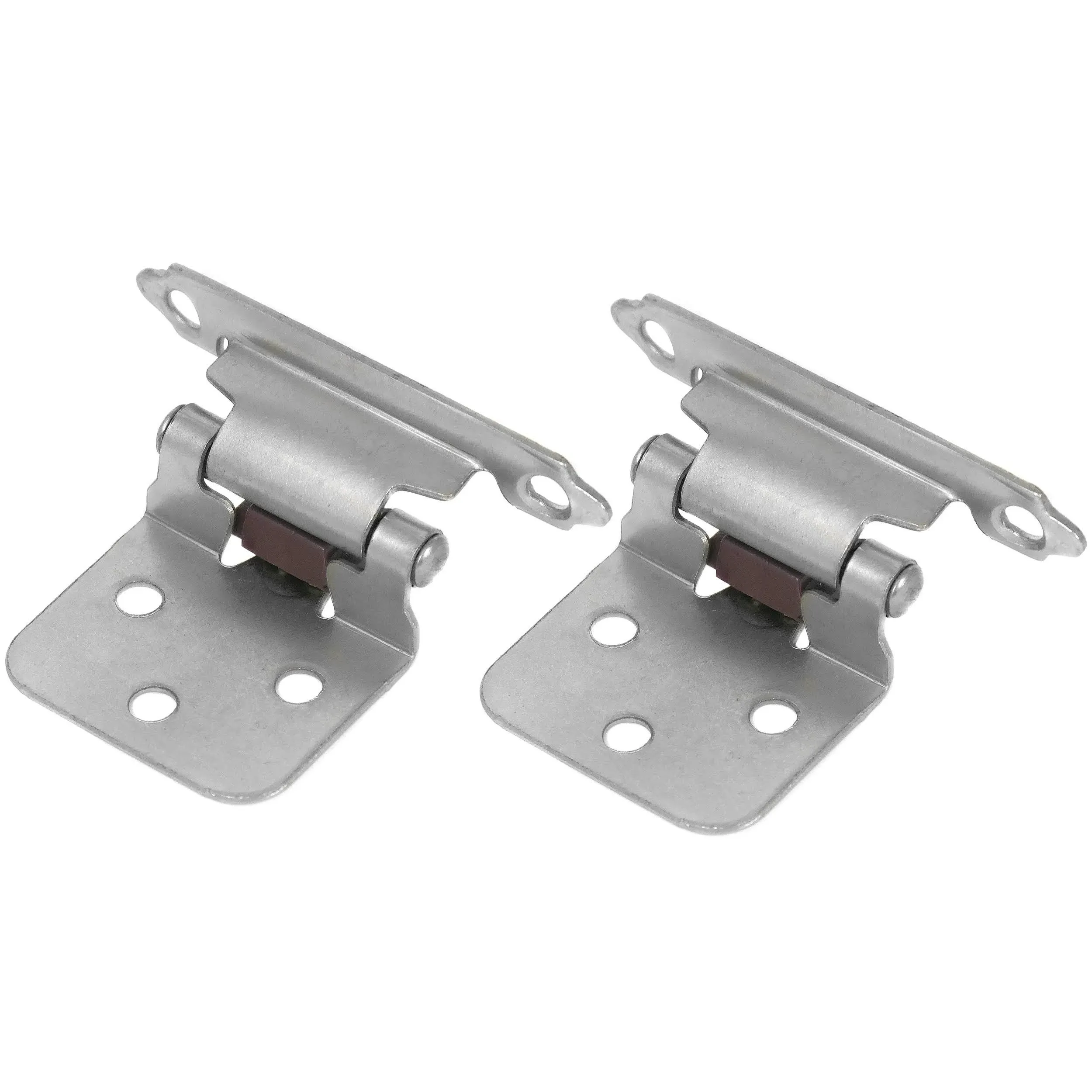 Laurey 59906 Flush Hinge Value Pack, 6-Pair, Brushed Satin Nickel