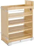 Wood Base Cabinet Pull Out Organizer w/Soft Close