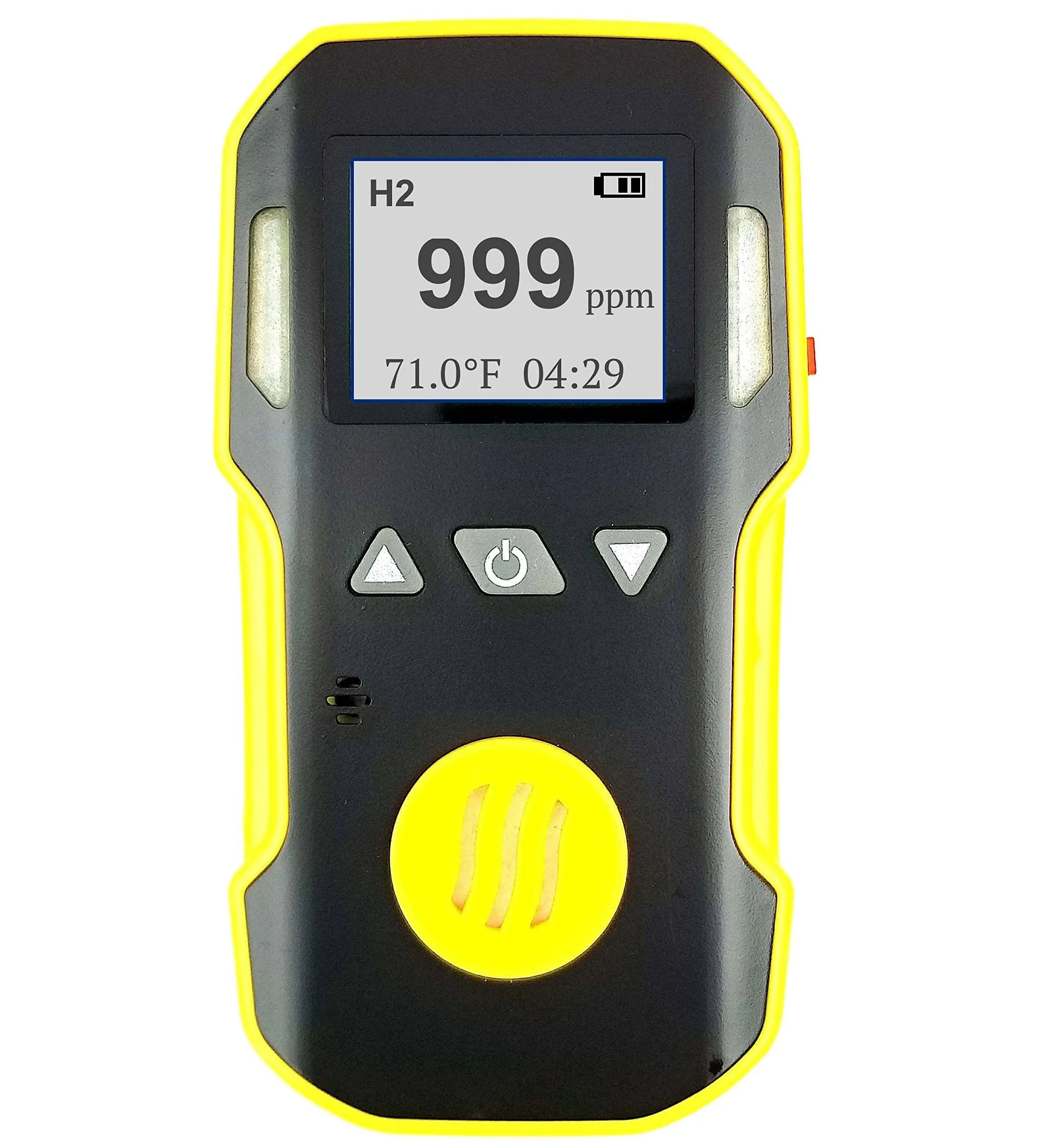 HYDROGEN Gas Detector, Meter & Analyzer by FORENSICS | USA NIST Calibration & Certificate | Dust & Explosion Proof | USB Recharge | Sound, Light and Vibration Alarms | 0-1000 ppm |