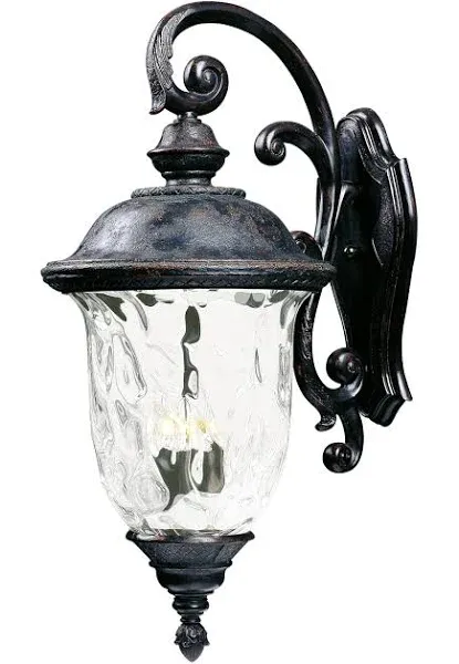 Maxim Lighting Carriage House 2-Light 20-in H Distressed Bronze Outdoor Wall Light Lowes.com