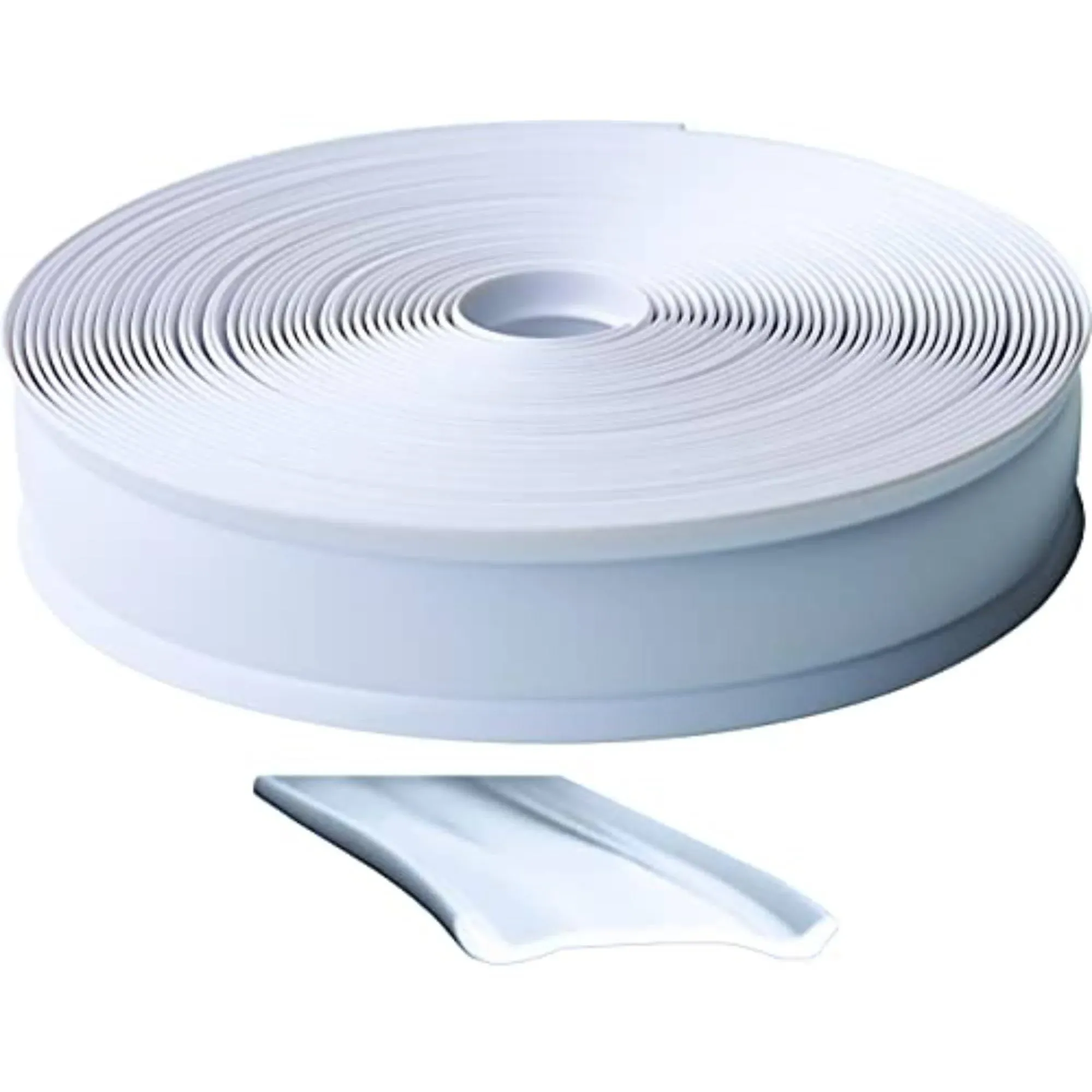 RV Designer E321, Standard Vinyl Insert Trim, 1 inch Wide, 25 foot Roll, White