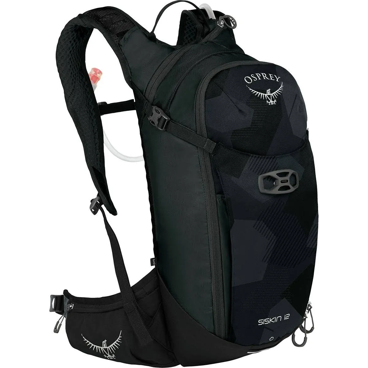 Osprey Packs Siskin 12L Backpack Obsidian Black, One Size