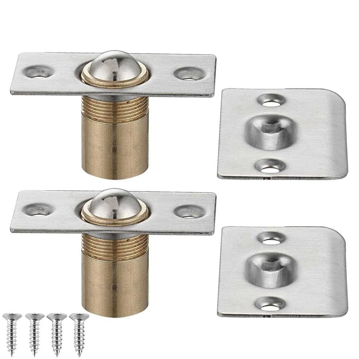 Ball Catch Door Hardware 2 Pack French Door Ball Catch Closet Ball Latch for Top