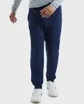 Hanes 738994983565 Mens Eco Smart Fleece Jogger Sweatpant with Pockets Navy - Large