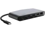 Belkin Thunderbolt 3 Dock Mini HD With Cable - Usb C Hub - Usb C Docking Station For Macos & Windows, Dual 4K @60hz, 40Gbps Transfer Speed, With Ethernet Port, BLACK