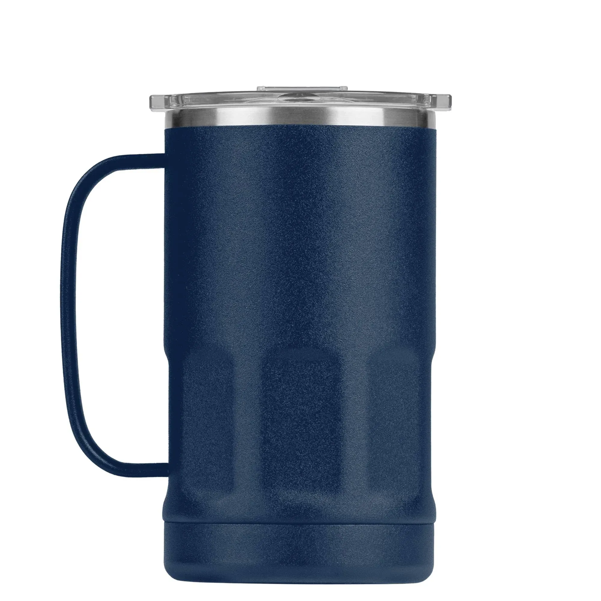 ORCA 28 oz. Metal Insulated Beer Stein Drink Mug Tumbler with Handle and Lid; Keeps Drinks Ice Cold - Matte Navy