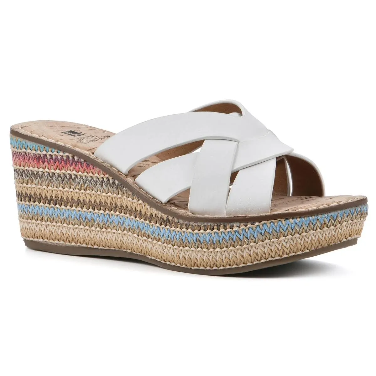 WHITE MOUNTAIN Women's Samwell Platform Wedge Sandal