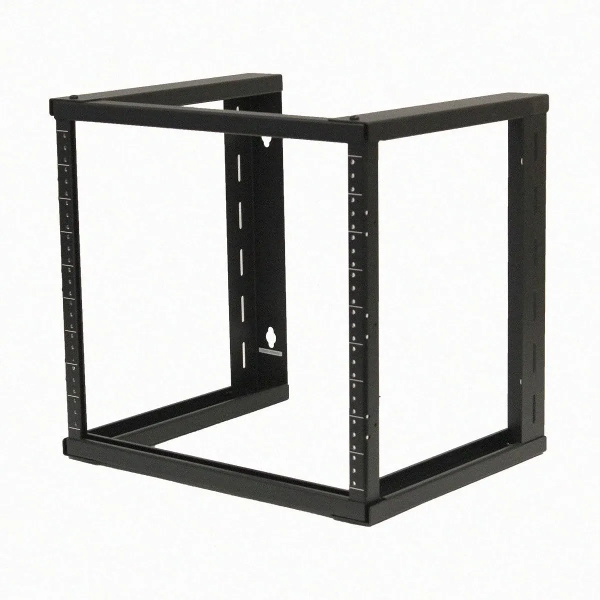 NavePoint 9U Wall Mount Open Frame 19" Server Equipment Rack Threaded 16 inch Depth Black