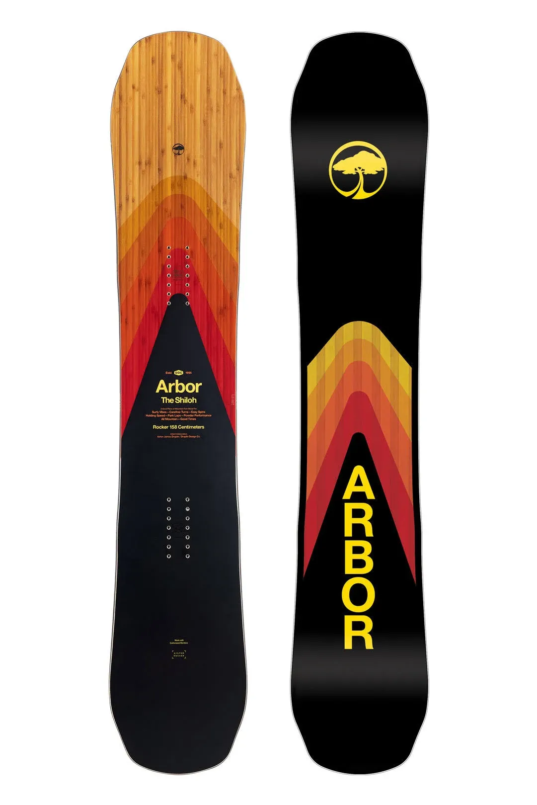 Arbor Shiloh Camber Snowboard, 160mW