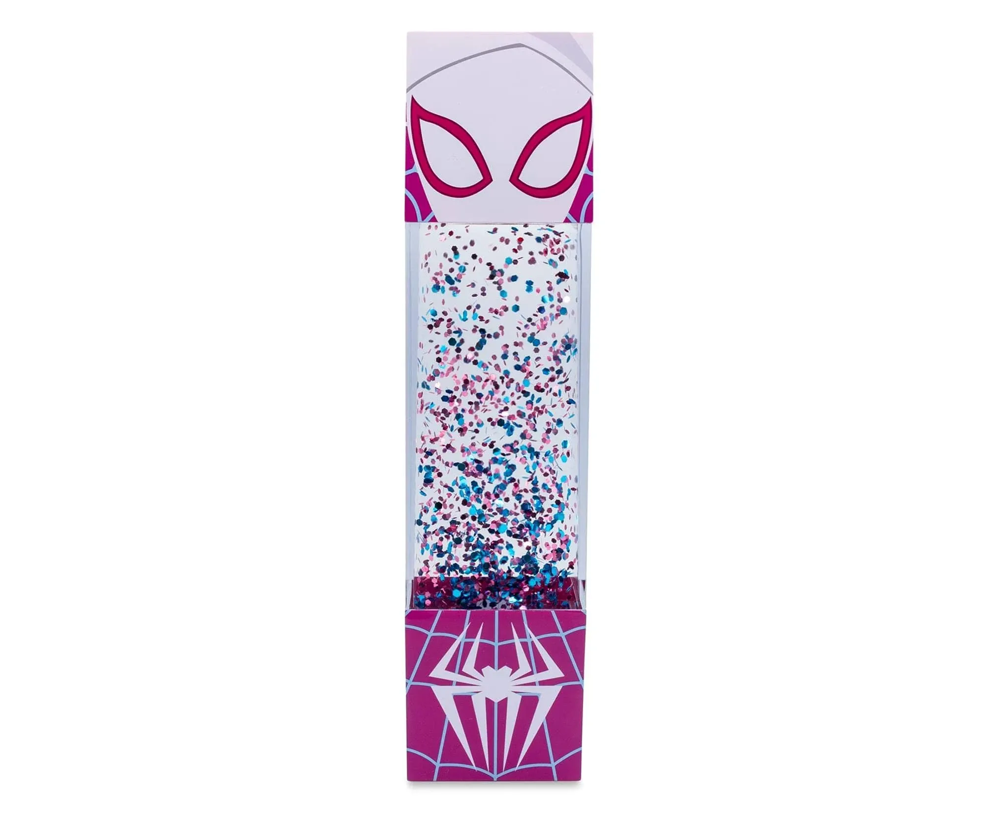 Marvel Spider-Gwen USB Powered Glitter Motion Lamp LED Light | Nightstand Table Lamp for Bedroom, Desk, Living Room | Home Decor Room Essentials | Comic Book Toys, Gifts and Collectibles | 12 Inches