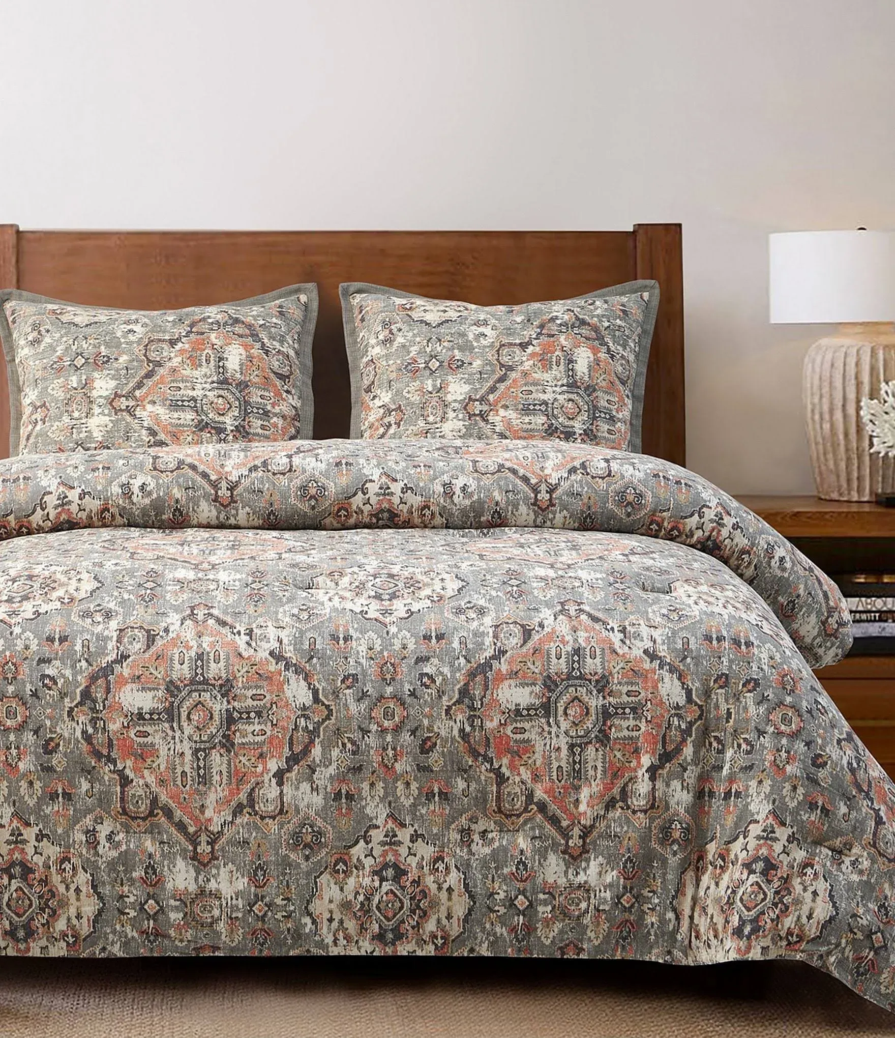 HiEnd Accents Carmen Kilim Duvet Cover Set, Queen