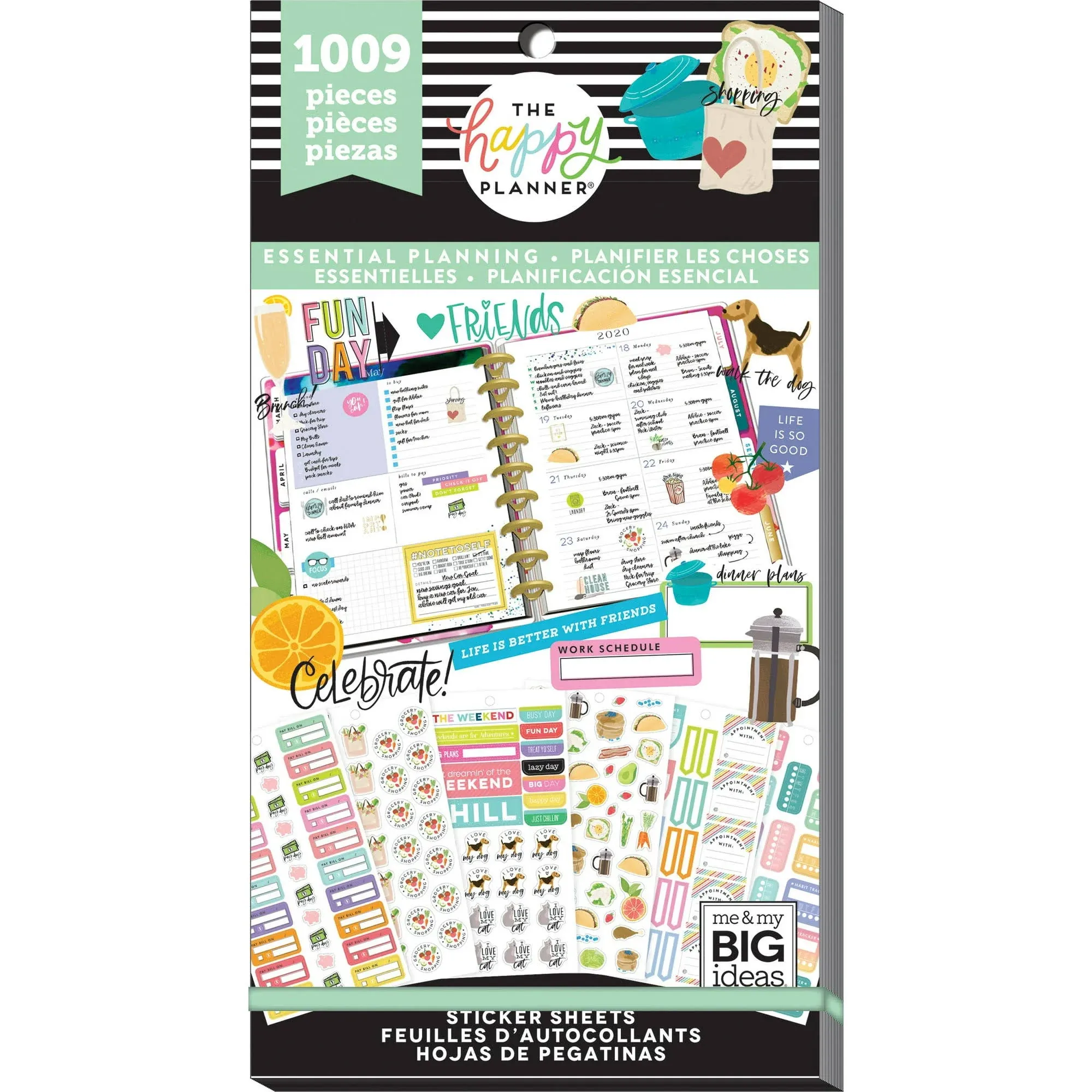 Happy Planner Sticker Value Pack-Planner Essentials, 1009/Pkg