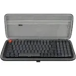 Geekria 90%-96% Keyboard Case, Hard Shell Travel Carrying Bag for 100keys Computer Mechanical Gaming Keyboard, Compatible with Keychron K4, RK Royal KLUDGE RK96/ RK100, Nuphy Halo96/ Air96 V2