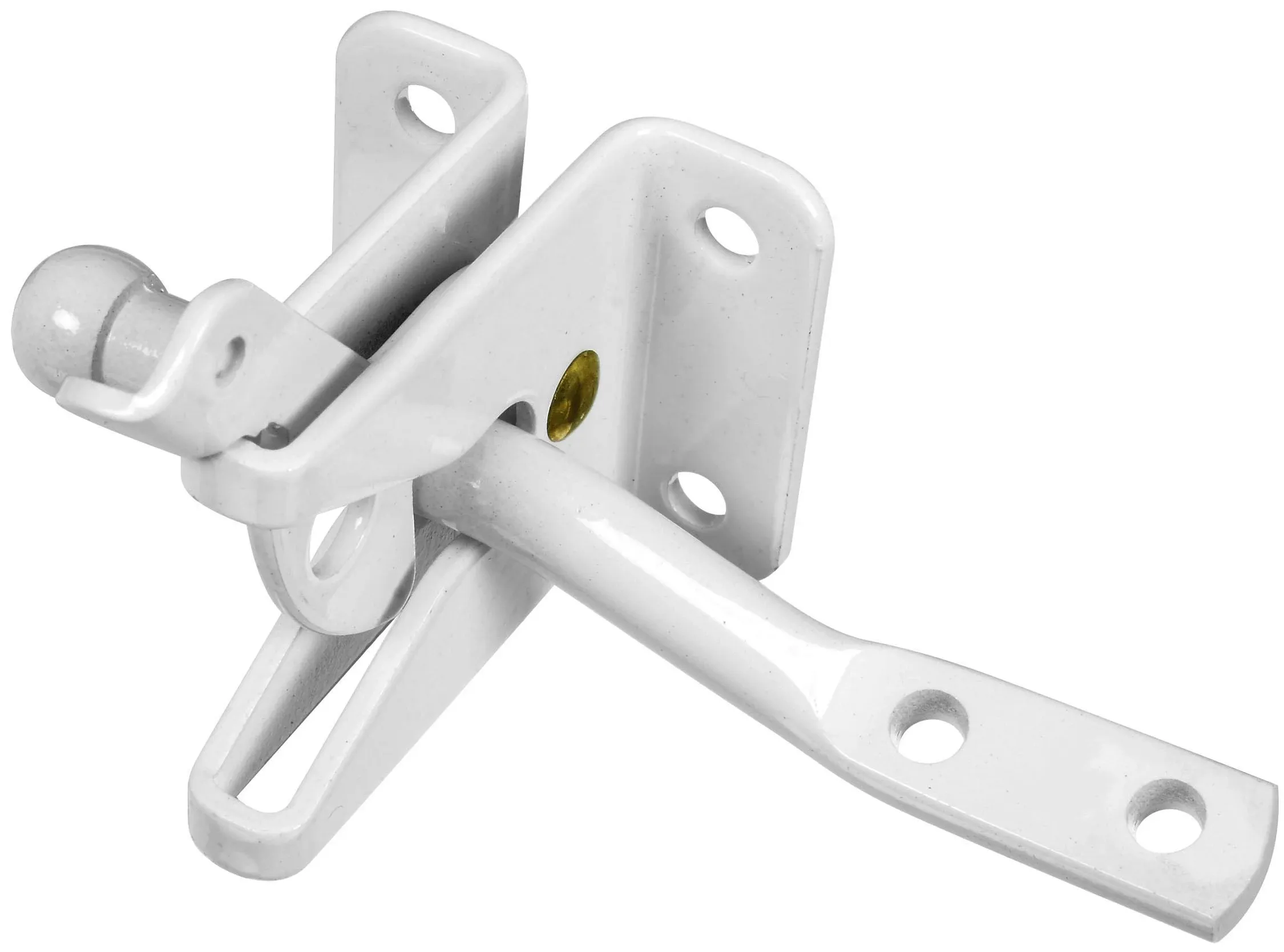 National Hardware N262-105 Stanley Gate Latch, Regular, White