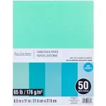 50 Sheets 8.5” x 11” Mint Hues Cardstock Paper by Recollections - Acid and Lignin Free Paper for Scrapbooks, Arts & Crafts - 1 Pack