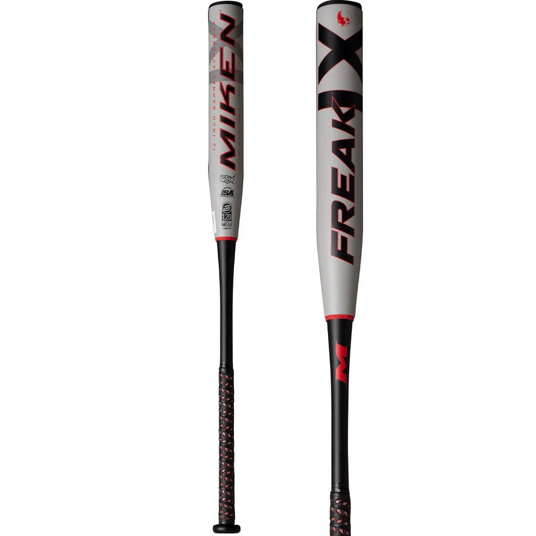 Miken | 2023 | FREAK 9 JR Slowpitch Softball Bat | USSSA | Supermax | 12" Barrel