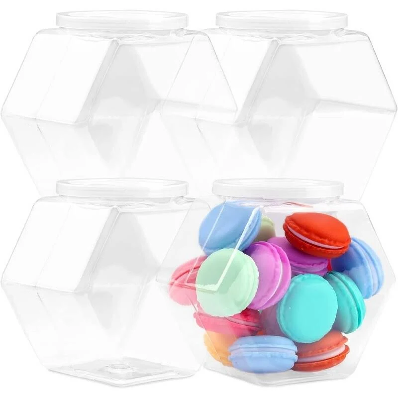 Fluid oz Candy Jars with Lids - Clear