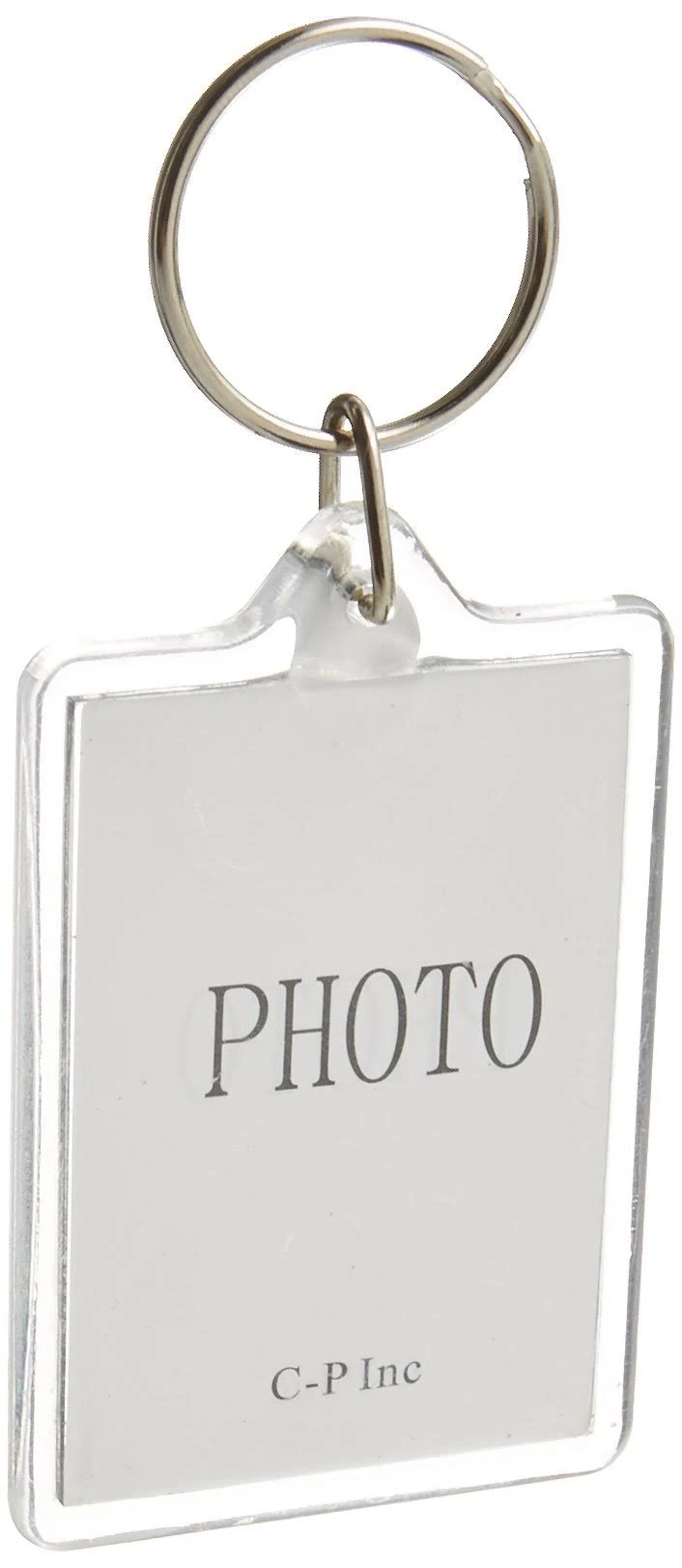 10Pcs Clear Acrylic Blank Photo Picture Frame Keychain Keyring Insert, Suit the 