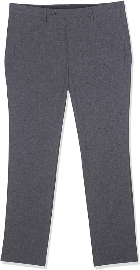 $135 DKNY Men&#039;s Blue Solid Modern-Fit Stretch Trousers Dress Pants Size 30W 32L