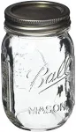 Ball Pint Mason Jar, boca regular, 16 onzas (3 unidades)