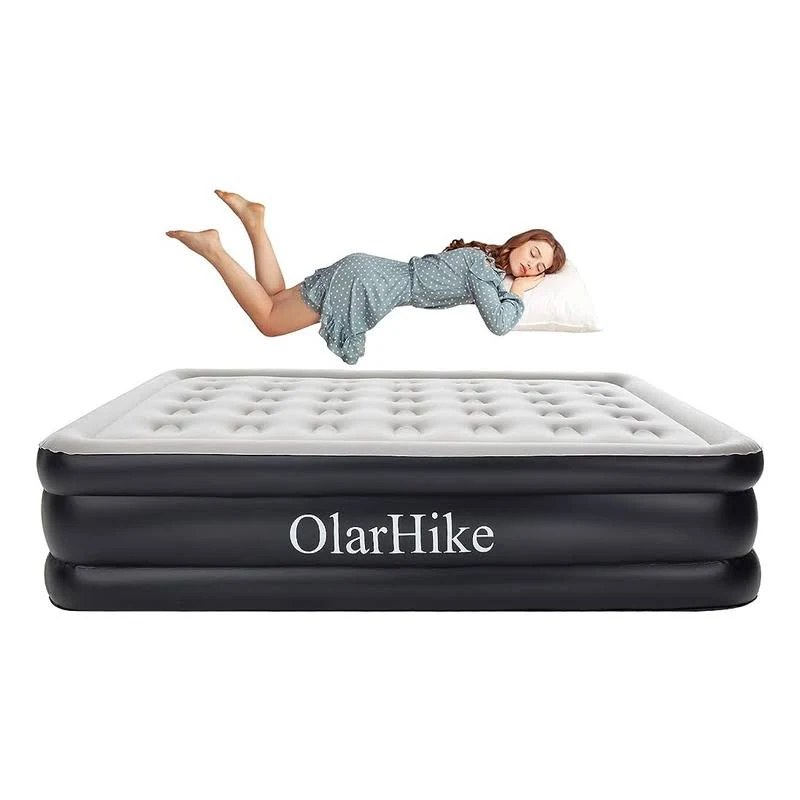 OlarHike Inflatable Queen Air Mattress with Built in Pump