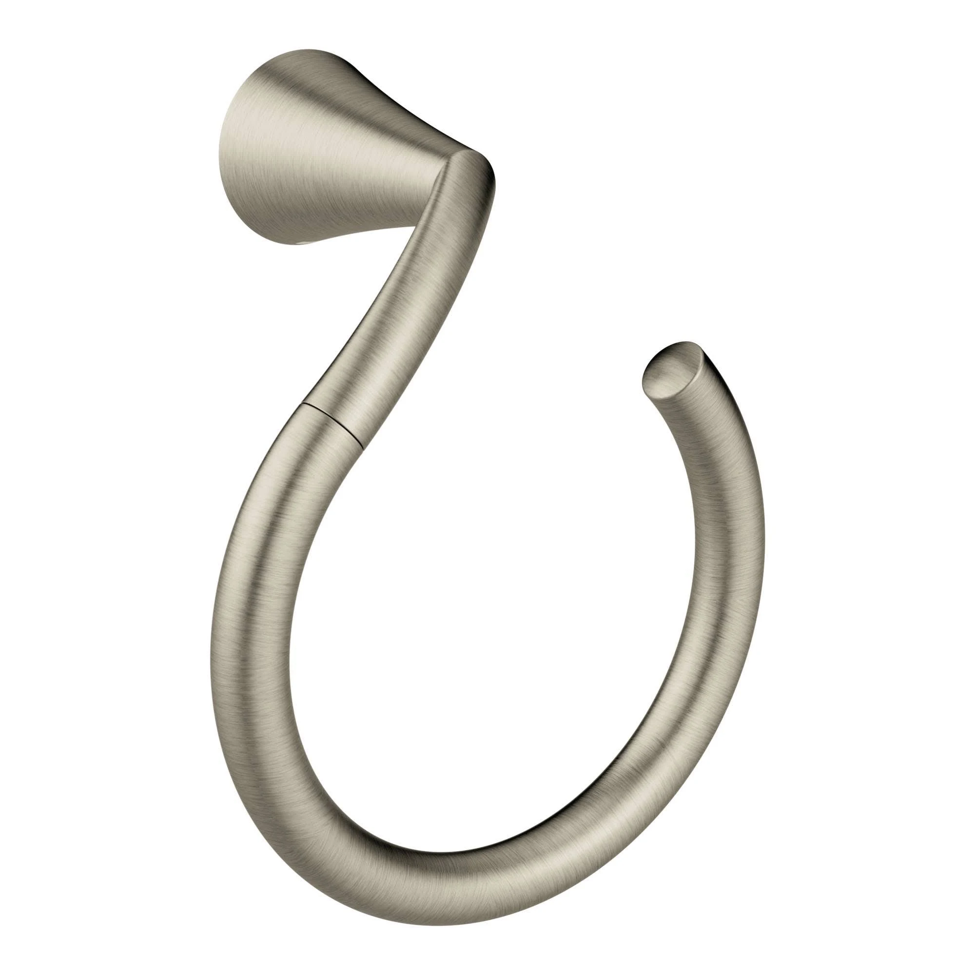 Moen YB2386BN Glyde Hand -Towel Ring, Brushed Nickel