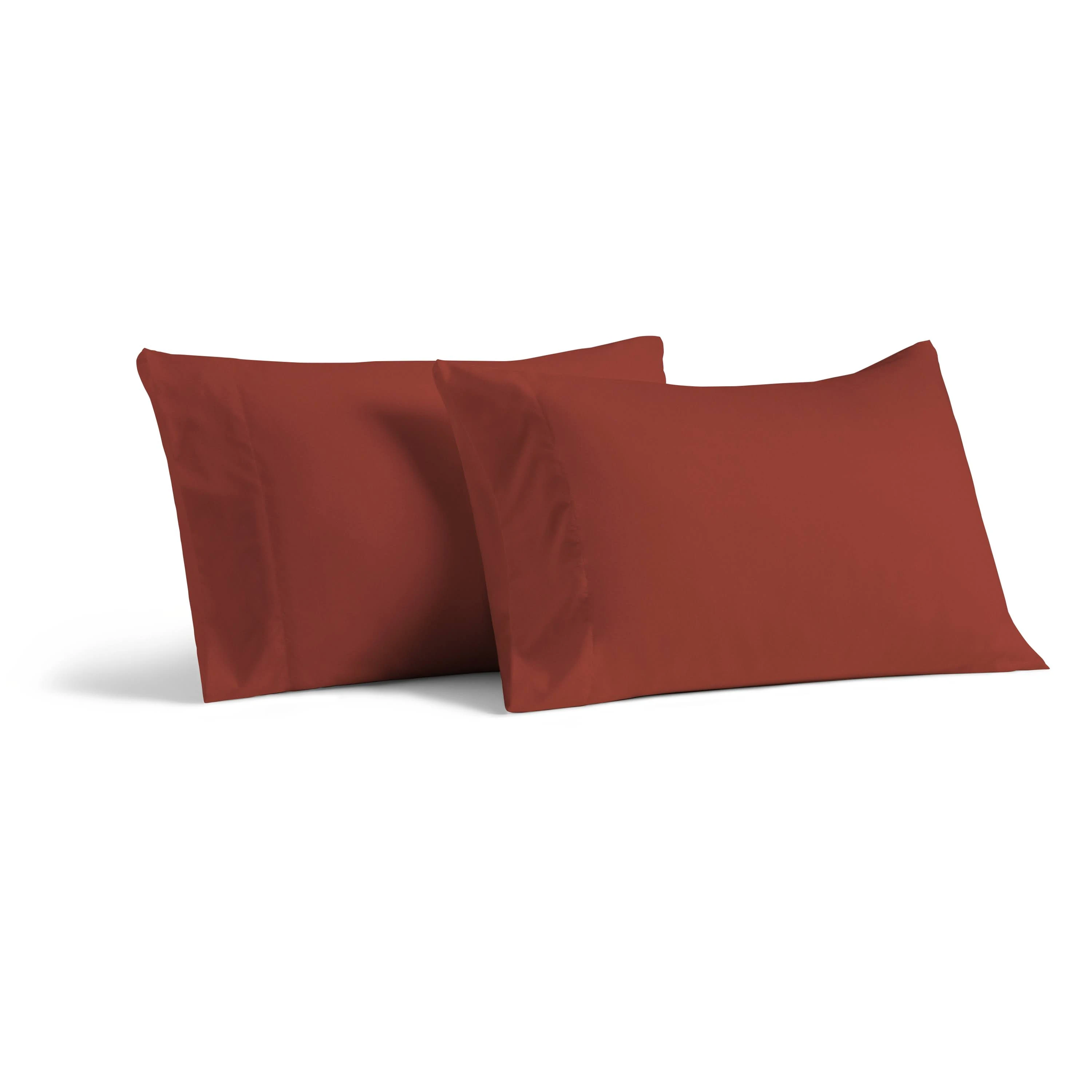 Cosy House Collection Luxury Bamboo Pillowcase Set - King - Burgundy