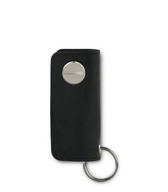 GARZINI Leather Key Organizer, Compact Key Holder with Key Chain, Pocket Key Holder for up to 7 Keys + Car Key Holder