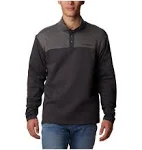 Columbia Men's Hart Mountain Quilted Half Snap Pullover - S - Grey