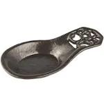 Vintage Spoon Rest, Kitchen Spoon Rest Cast Iron Utensil Rest Ladle Spoon Hol...