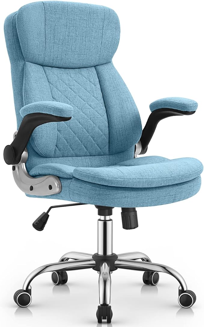 YAMASORO Home Office Executive Chair, High Back Ergonomic Lumbar Support Computer ...