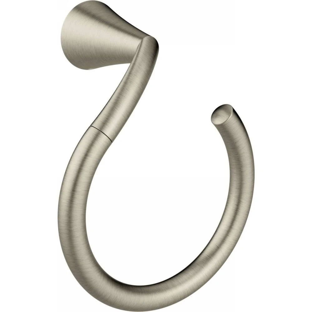 Moen YB2386BN Glyde Hand -Towel Ring, Brushed Nickel