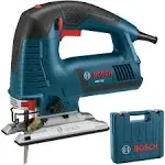 Bosch Power Tools Jigsaw Kit - JS572EK - 7.2 Amp Corded Variable Speed Top-Handle Jig Saw Kit with Assorted Blades and Carrying Case